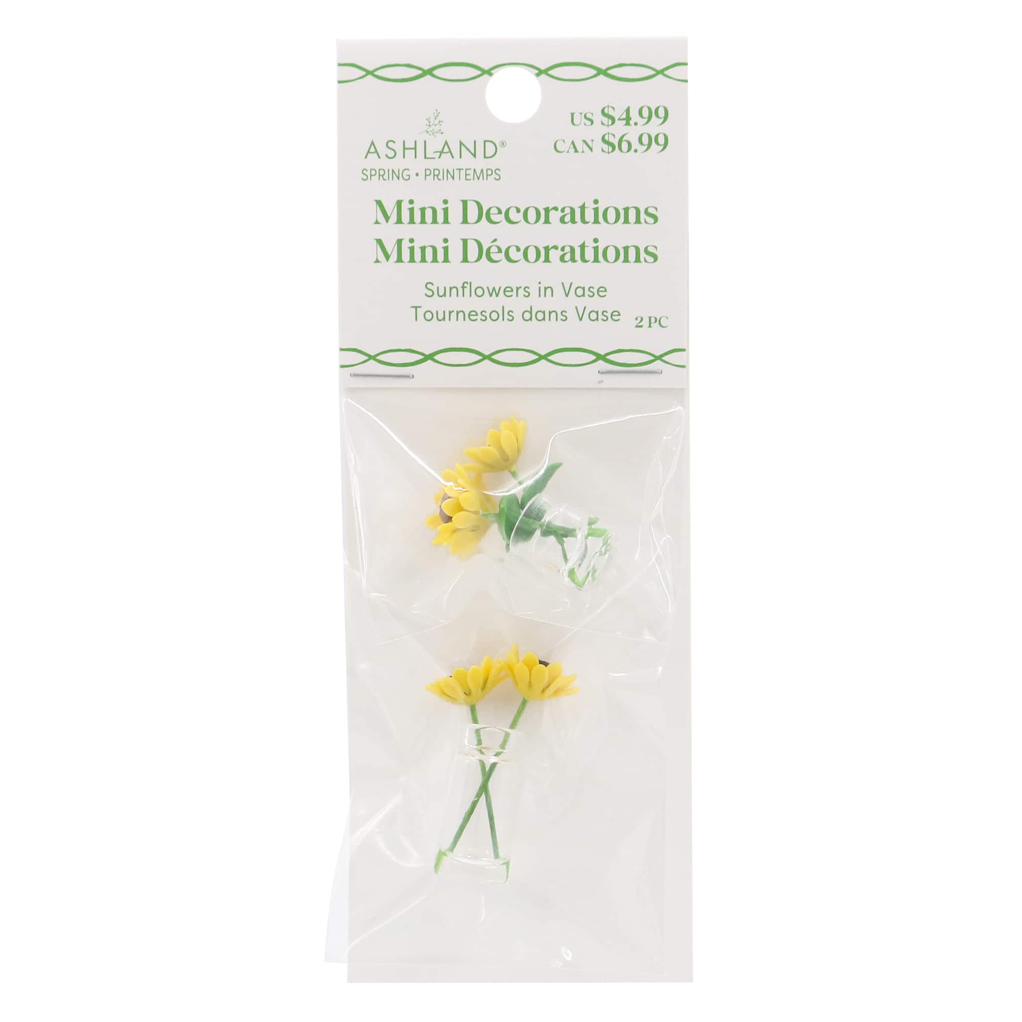 Mini Sunflowers in Vase Decoration Set by Ashland®